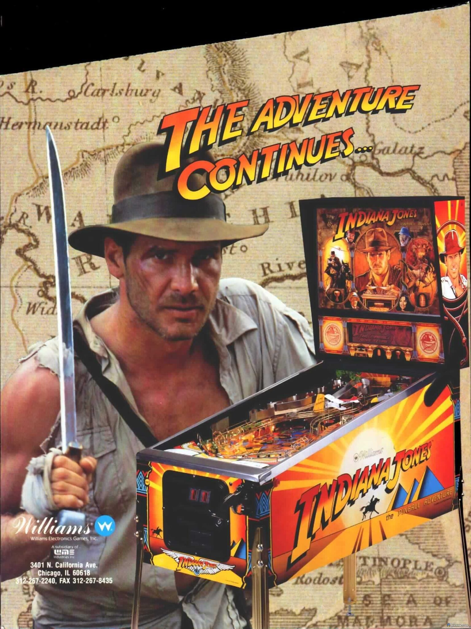 Williams Indiana Flipper Indiana Jones | Williams
