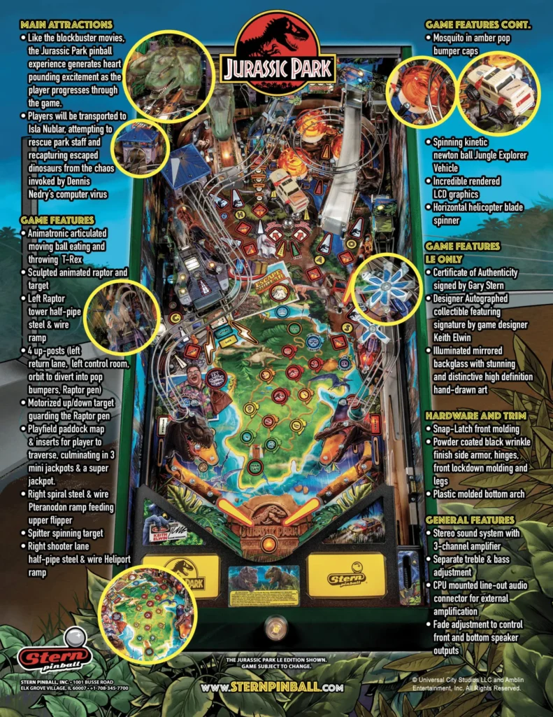 Flipper Jurassic Park Limited Edition