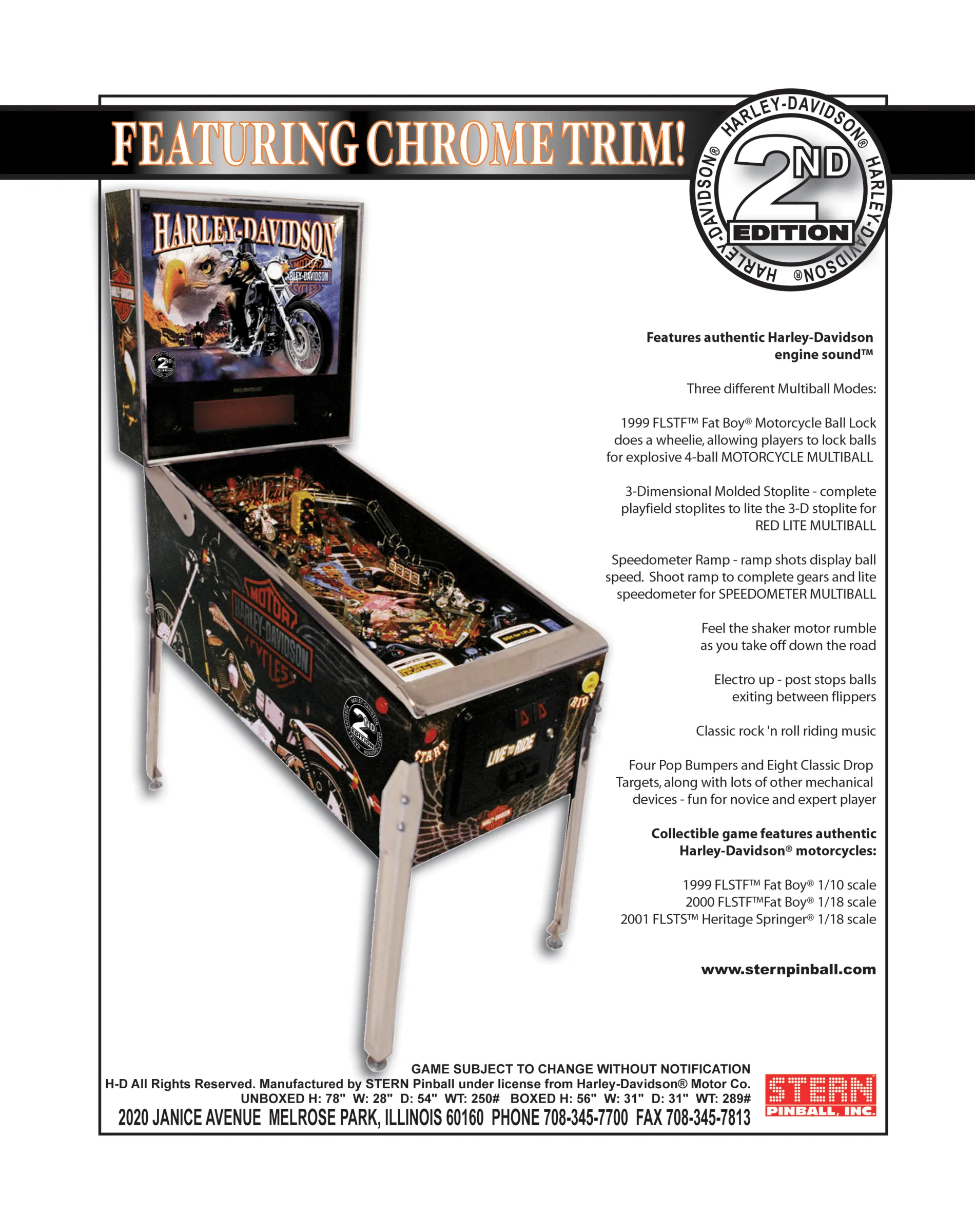 Flipper Harley Davidson Stern